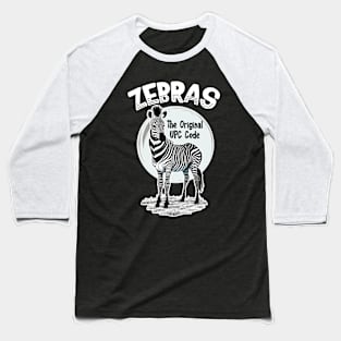 Zebras - The Original UPC Code Baseball T-Shirt